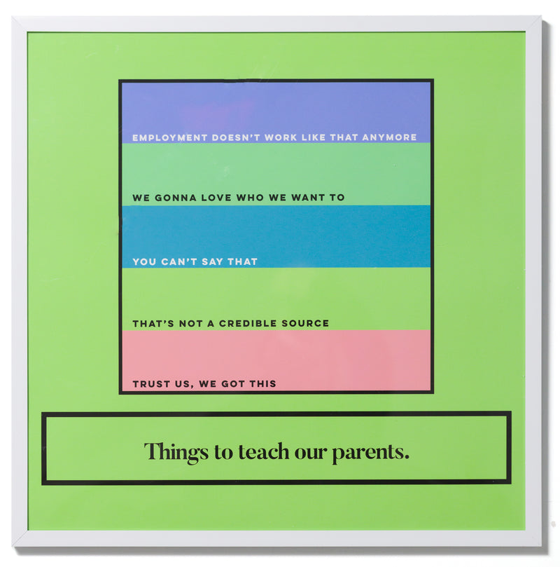 Things to teach our parents