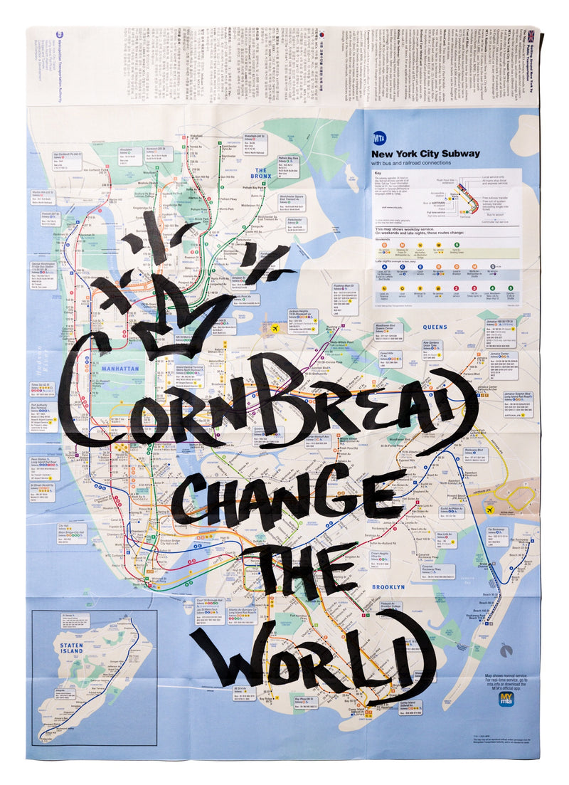 New York Subway Map: Cornbread Change The World II