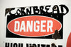 Danger High Voltage Keep Out