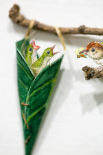 Tailor bird with nest