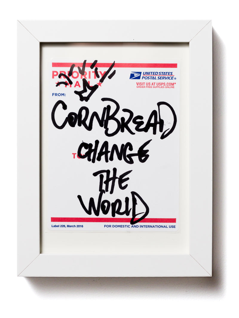 Postal Label Series: Cornbread Change the World