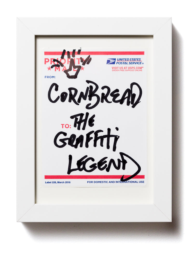 Postal Label Series: Cornbread The Graffiti Legend