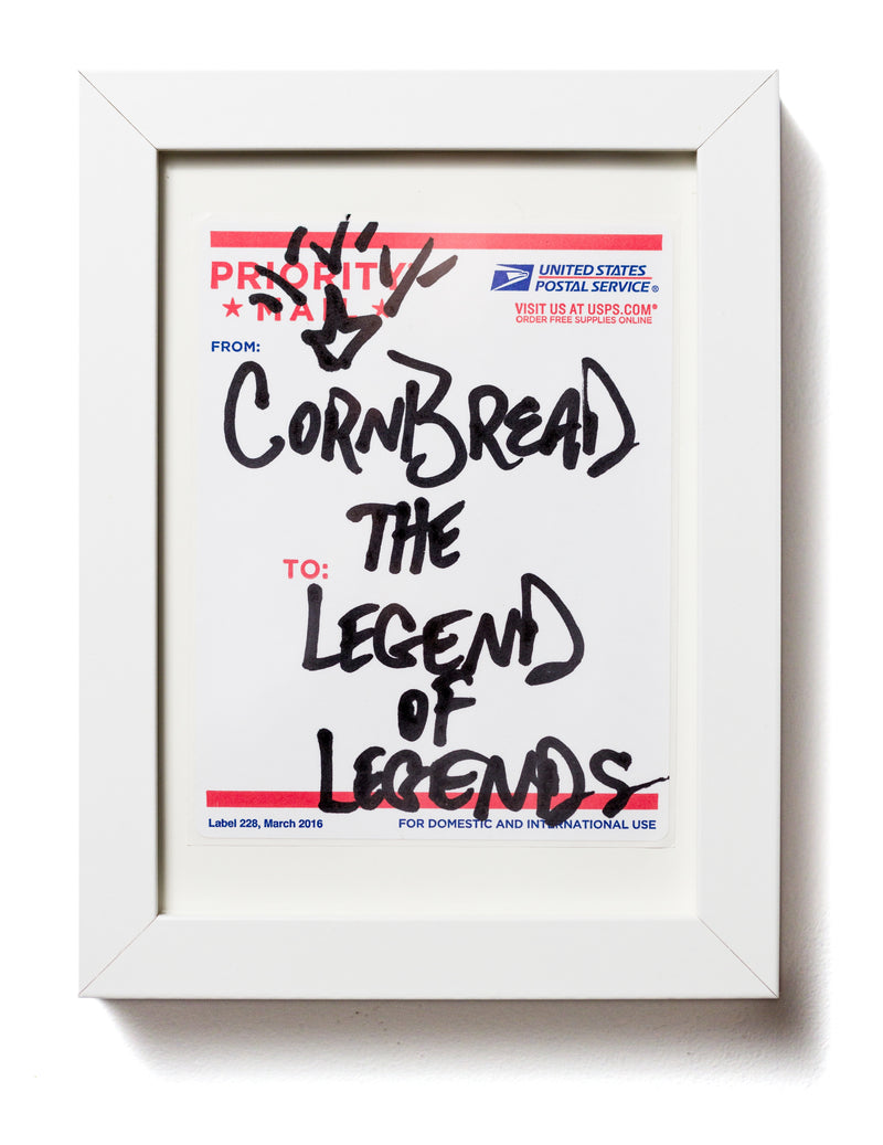 Postal Label Series: Cornbread The Legend of Legends