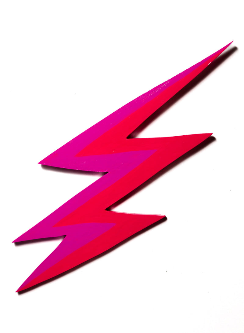 pink lightning bolt