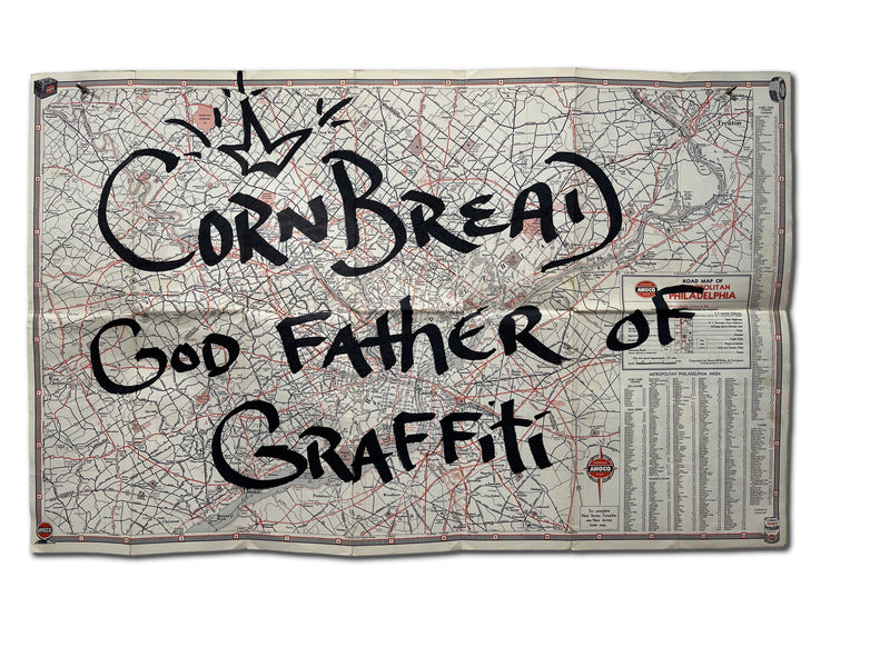 Cornbread God Father of Graffiti AMOCO Philadelphia Map