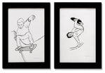 2 Skaters (diptych)