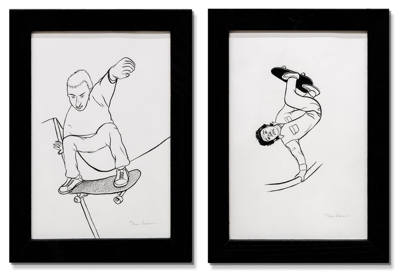 2 Skaters (diptych)