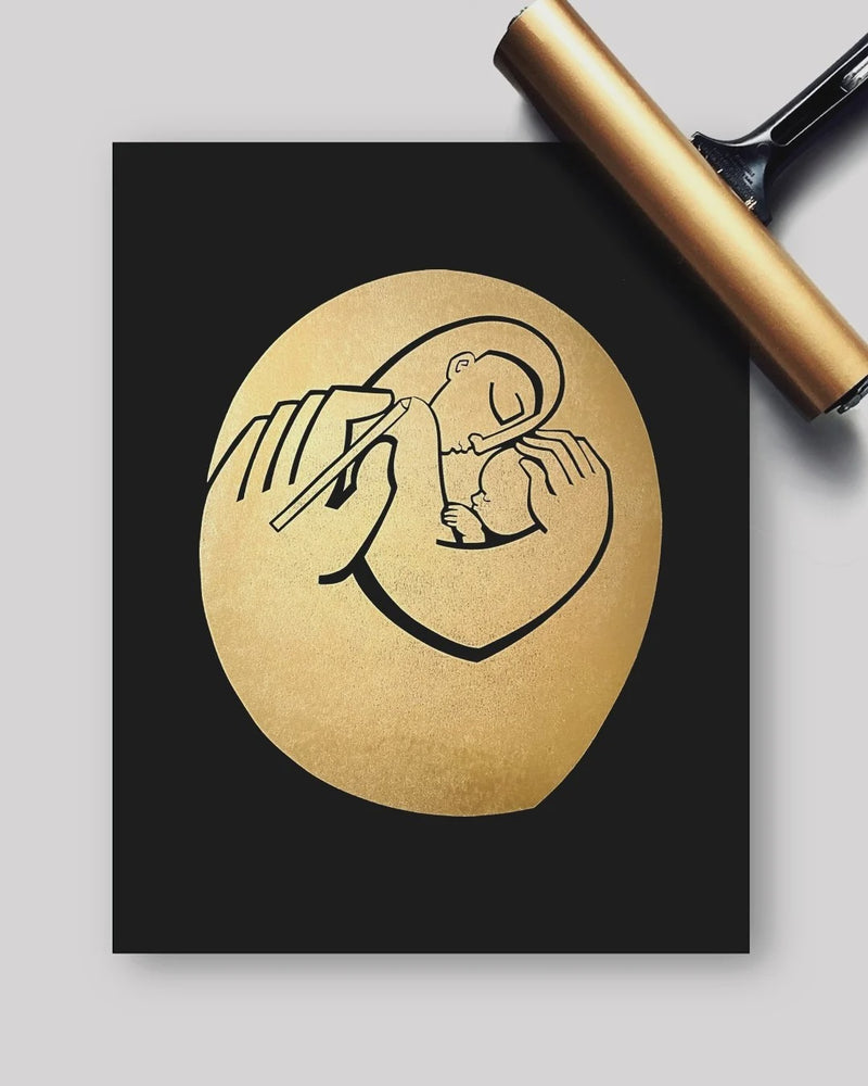 ARTIST MOTHER (Gold on Black)