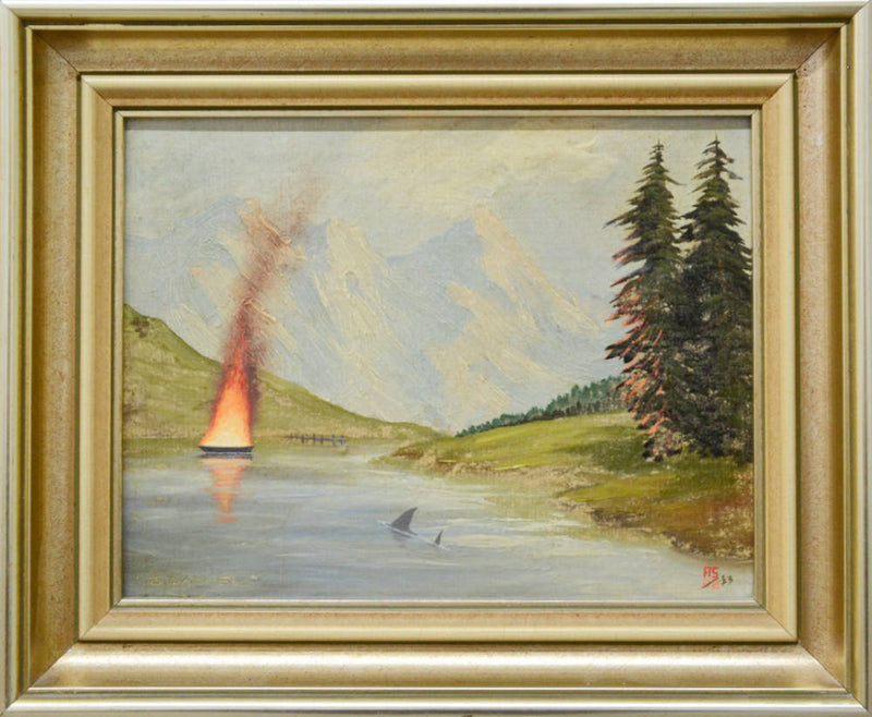 Burning Boat