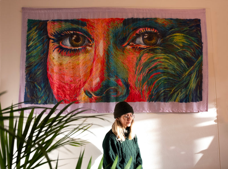 "Crewel Intentions" Banner