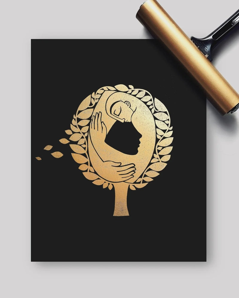 EMPTY NEST (Gold on Black)