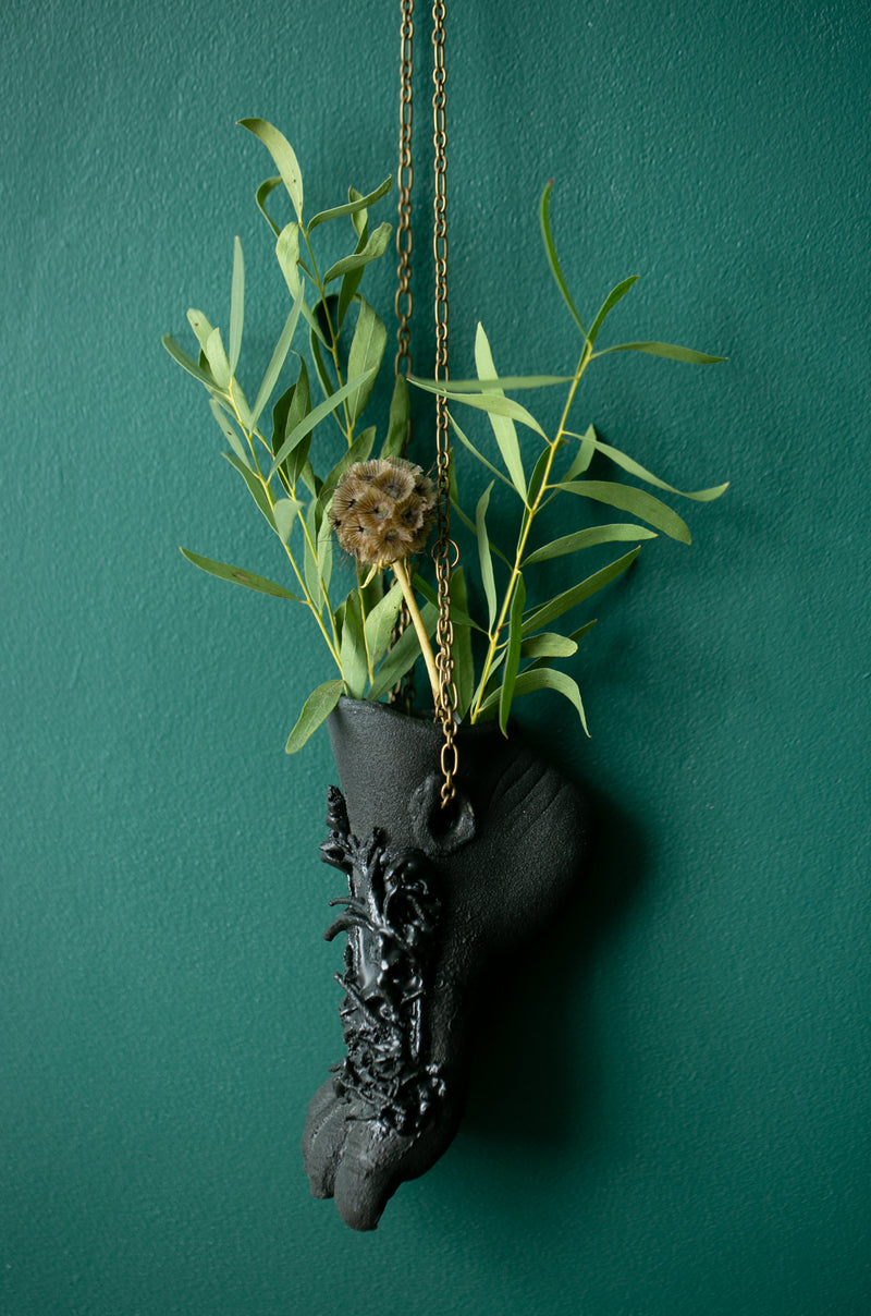 The Long Arm Reaches Out: Hands and Feet Series Matte Black 9
