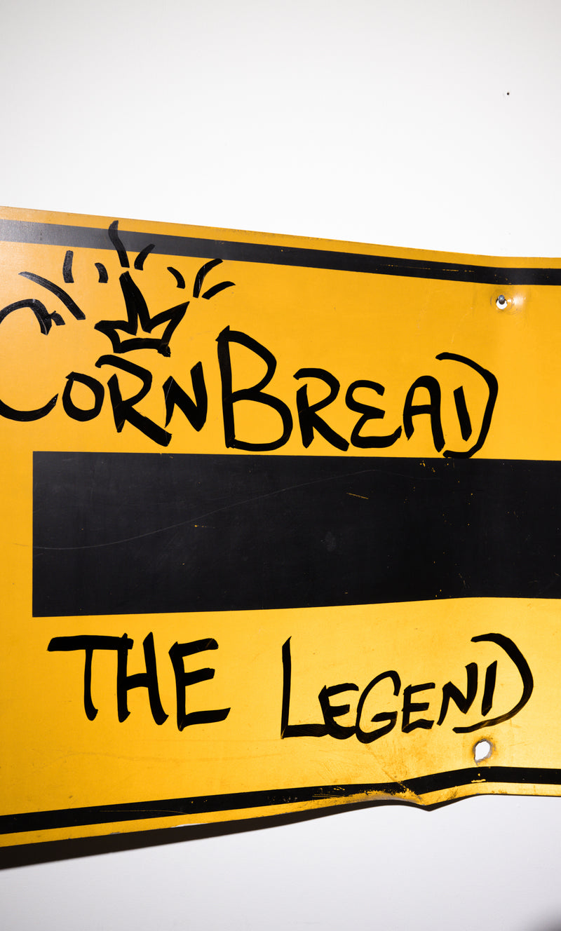 Cornbread The Legend Street Sign