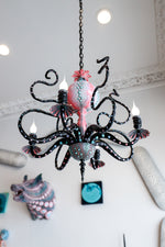 Cotton Candy Octopus Chandelier