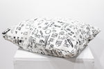 Pillow by Miriam Singer (white/white)