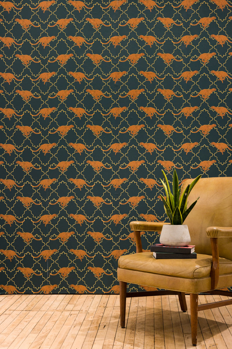 Cheetah Print Wallpaper by Crystal Latimer
