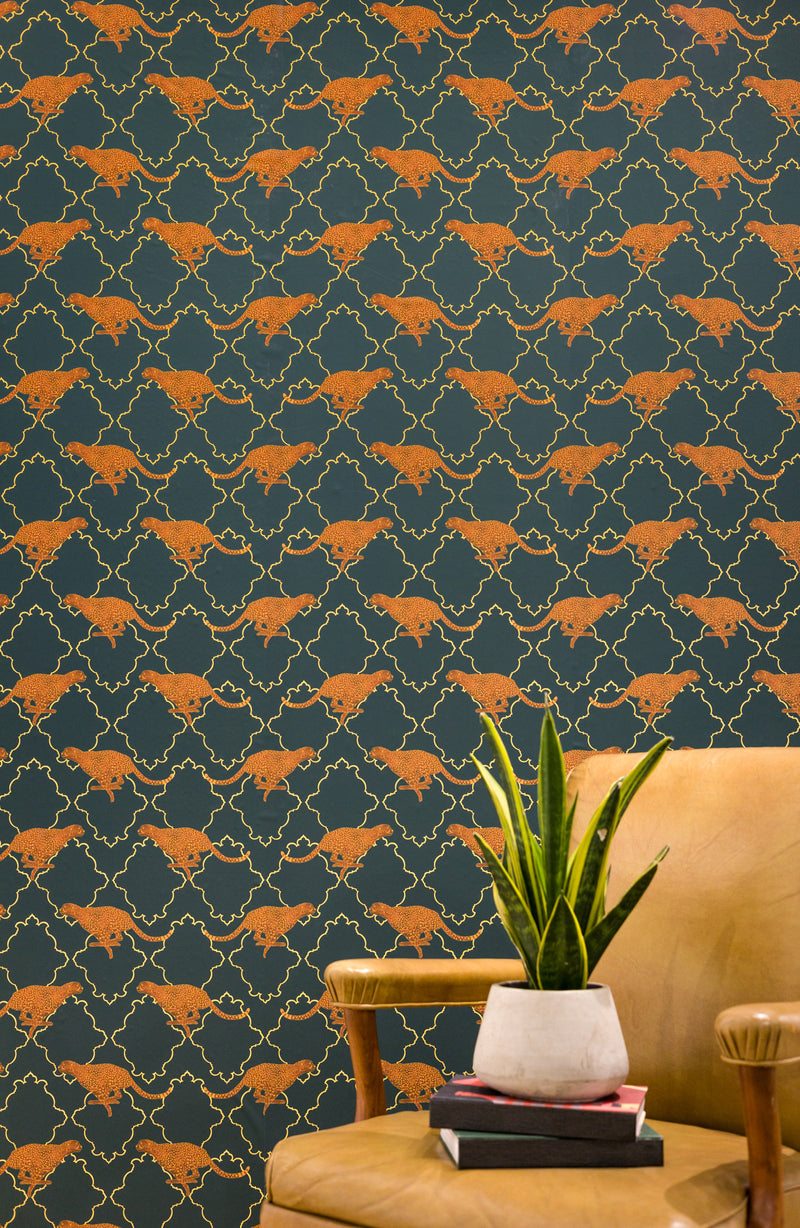 Cheetah Print Wallpaper by Crystal Latimer