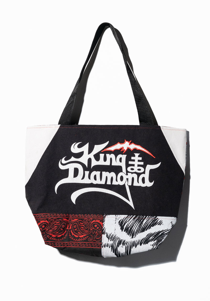 Wolf Diamond Tote Bag