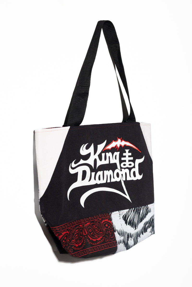 Wolf Diamond Tote Bag