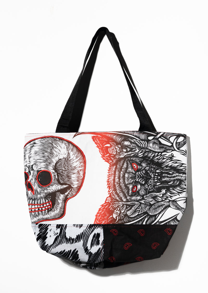 Wolf Diamond Tote Bag