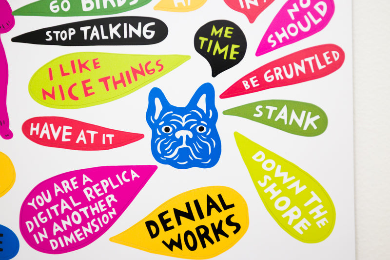 PRE-ORDER: “Dog Thoughts” Magnet Set by Martha Rich