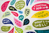 PRE-ORDER: “Overheard Thoughts” Magnet Set by Martha Rich