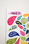 PRE-ORDER: “Overheard Thoughts” Magnet Set by Martha Rich