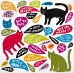 PRE-ORDER: “Cat Thoughts” Magnet Set by Martha Rich