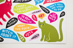 PRE-ORDER: “Cat Thoughts” Magnet Set by Martha Rich