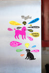 PRE-ORDER: “Dog Thoughts” Magnet Set by Martha Rich