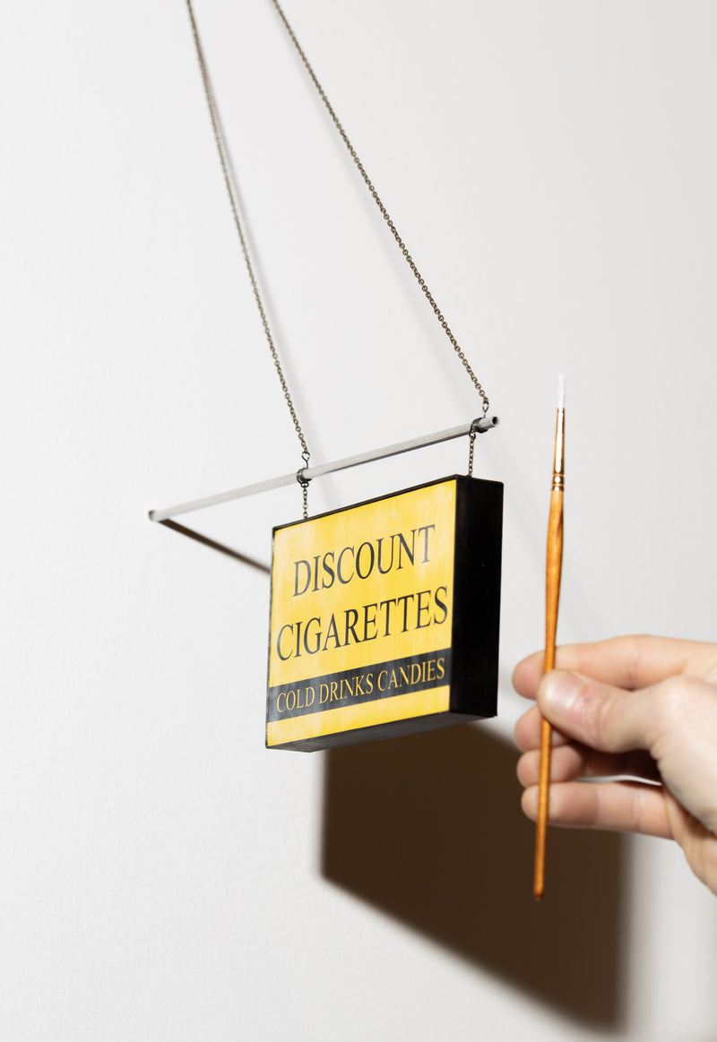 Discount Cigarettes Sign – Paradigm Gallery + Studio