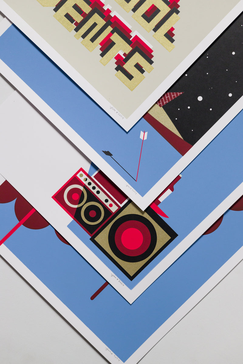 PLEASN'T STREET EP PRINT SET