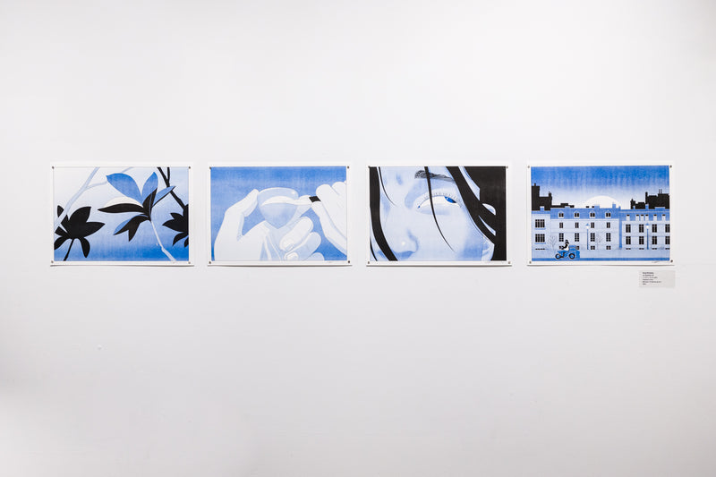 "La Tranche" Risograph Print Series by Anuj Shrestha