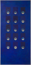 Winter Grid in French Ultramarine