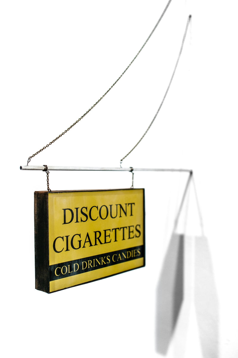 Discount Cigarettes Sign