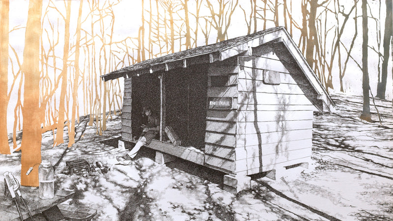 Knob Maul Shelter, Virginia, [ 37.0008, -8140446 ]