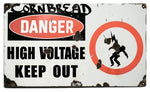 Danger High Voltage Keep Out