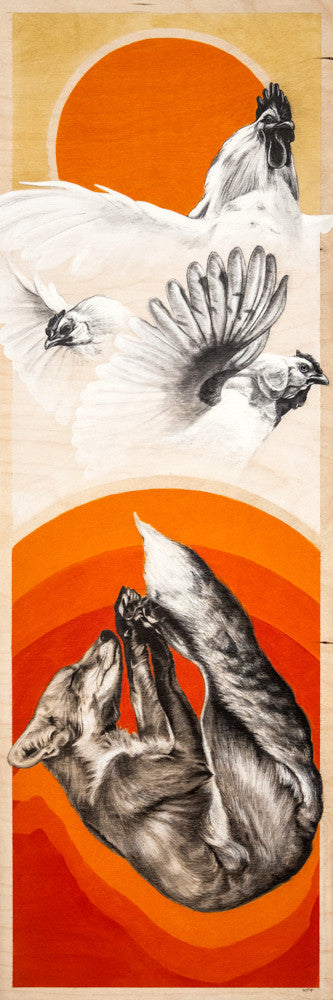 “The sleeping fox catches no poultry. Up! Up!”
