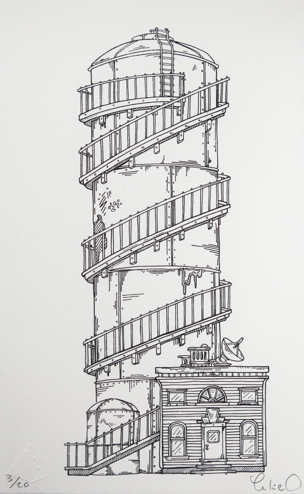 Spiral Tower - Unframed