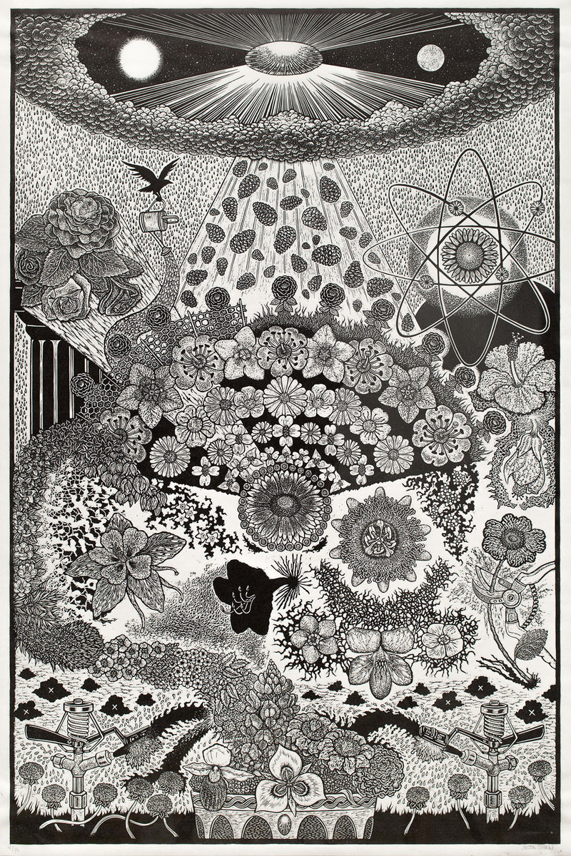 American Flowers I (unframed)