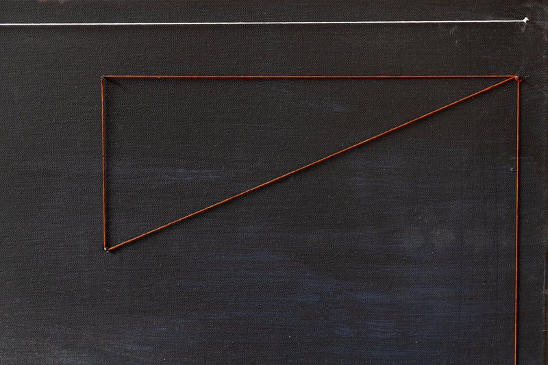BLUE BAND RED SETTING (diptych)