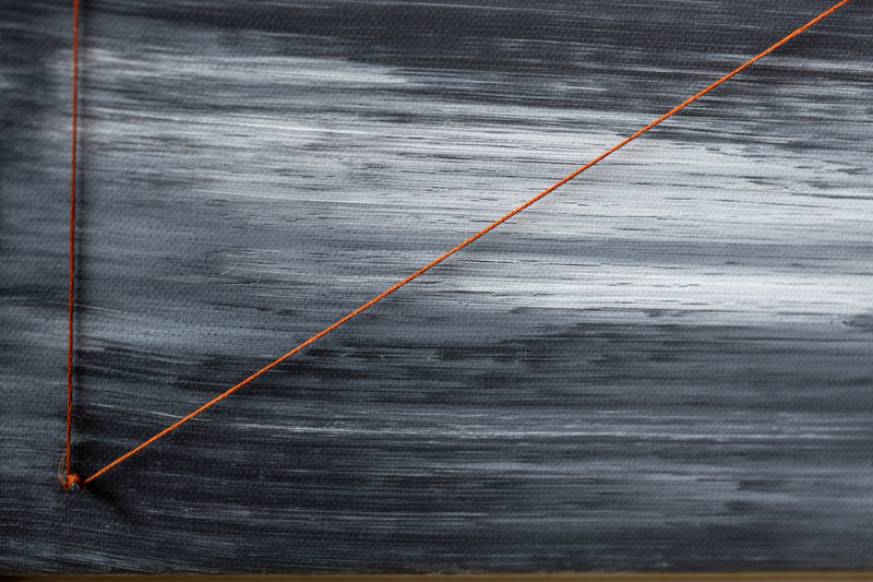 BLUE BAND RED SETTING (diptych)