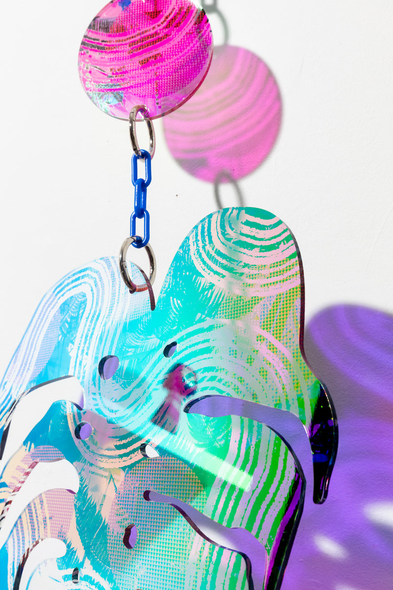 Big Funky Monstera Suncatcher