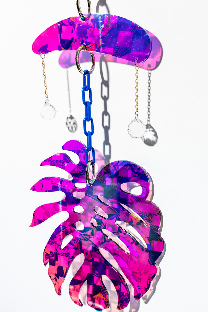 Big Monstera Deliciosa Suncatcher