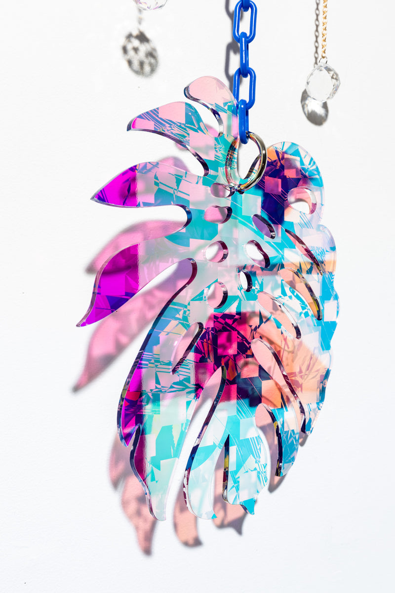 Big Monstera Deliciosa Suncatcher