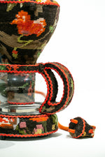 Brown Flower Coffee Brewer