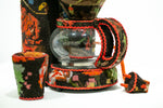 Brown Flower Coffee Brewer
