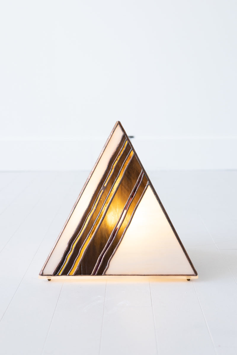 Brushstroke Pyramid Lamp