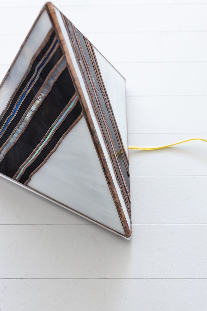 Brushstroke Pyramid Lamp