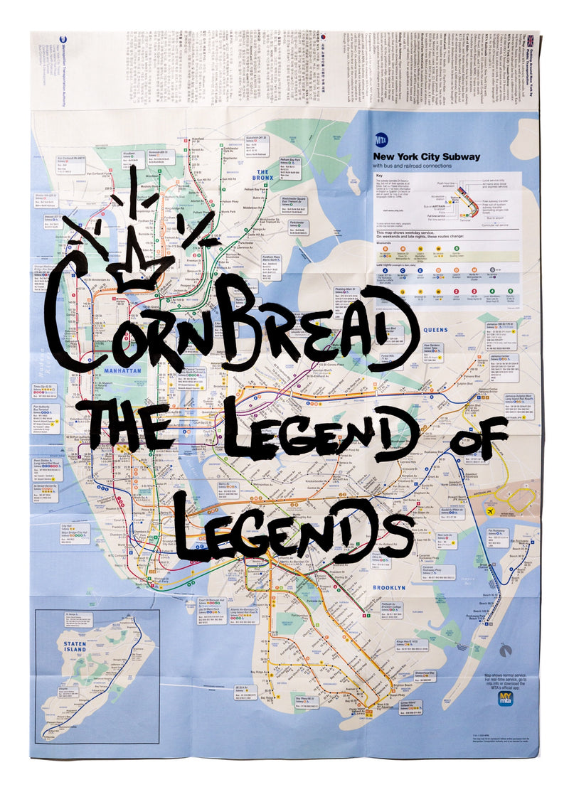 New York Subway Map: Cornbread The Legend of Legends